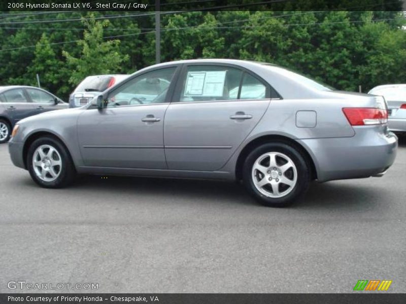 Steel Gray / Gray 2006 Hyundai Sonata LX V6