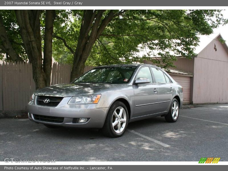 Steel Gray / Gray 2007 Hyundai Sonata SE V6