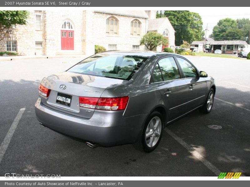 Steel Gray / Gray 2007 Hyundai Sonata SE V6