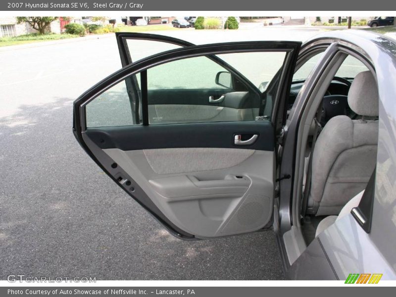 Steel Gray / Gray 2007 Hyundai Sonata SE V6
