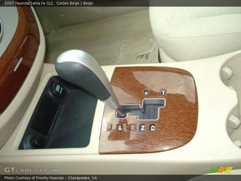 Golden Beige / Beige 2007 Hyundai Santa Fe GLS