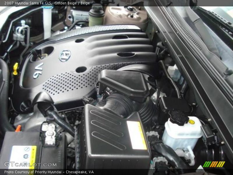 Golden Beige / Beige 2007 Hyundai Santa Fe GLS