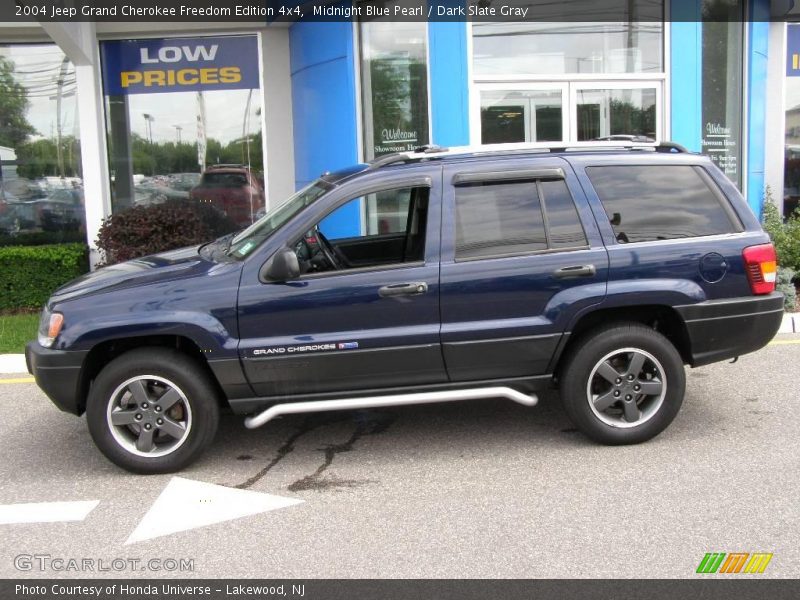 Midnight Blue Pearl / Dark Slate Gray 2004 Jeep Grand Cherokee Freedom Edition 4x4