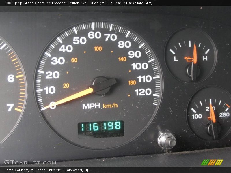 Midnight Blue Pearl / Dark Slate Gray 2004 Jeep Grand Cherokee Freedom Edition 4x4