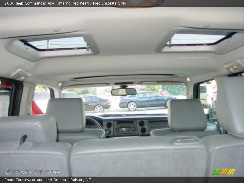 Inferno Red Pearl / Medium Slate Gray 2006 Jeep Commander 4x4