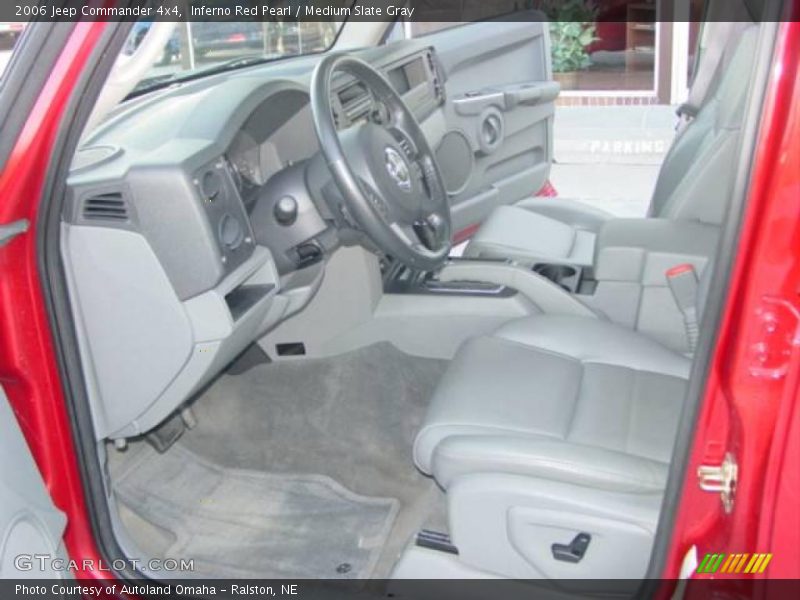 Inferno Red Pearl / Medium Slate Gray 2006 Jeep Commander 4x4
