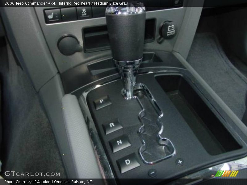 Inferno Red Pearl / Medium Slate Gray 2006 Jeep Commander 4x4