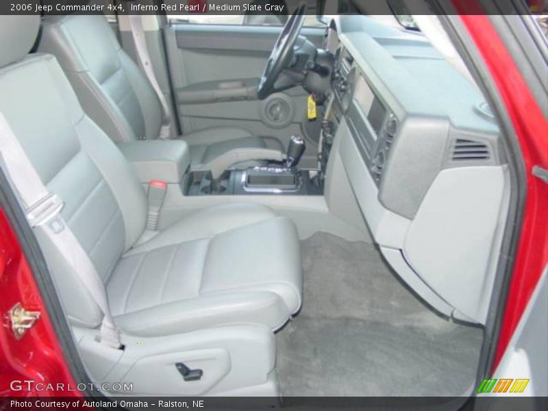Inferno Red Pearl / Medium Slate Gray 2006 Jeep Commander 4x4