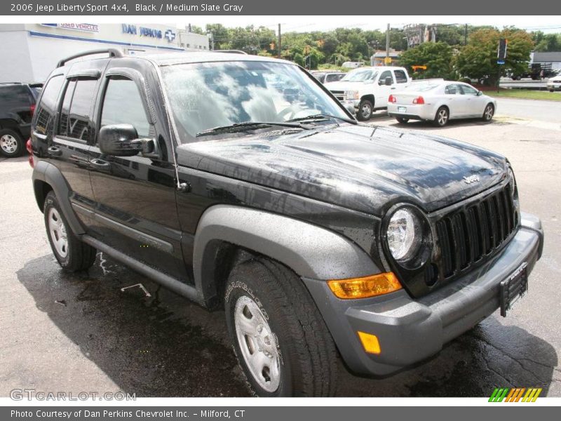 Black / Medium Slate Gray 2006 Jeep Liberty Sport 4x4