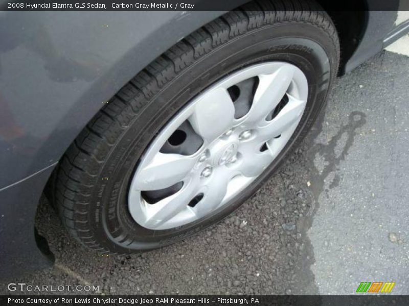 Carbon Gray Metallic / Gray 2008 Hyundai Elantra GLS Sedan