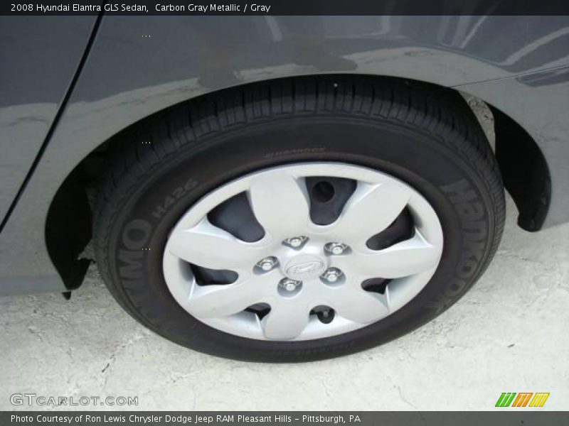 Carbon Gray Metallic / Gray 2008 Hyundai Elantra GLS Sedan