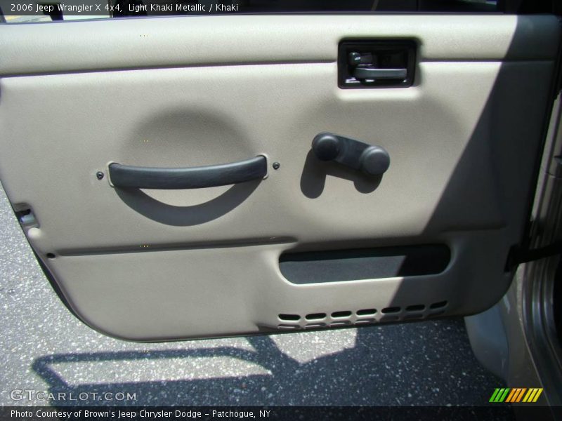 Light Khaki Metallic / Khaki 2006 Jeep Wrangler X 4x4