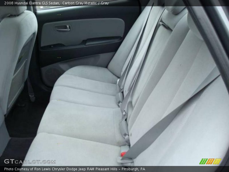Carbon Gray Metallic / Gray 2008 Hyundai Elantra GLS Sedan