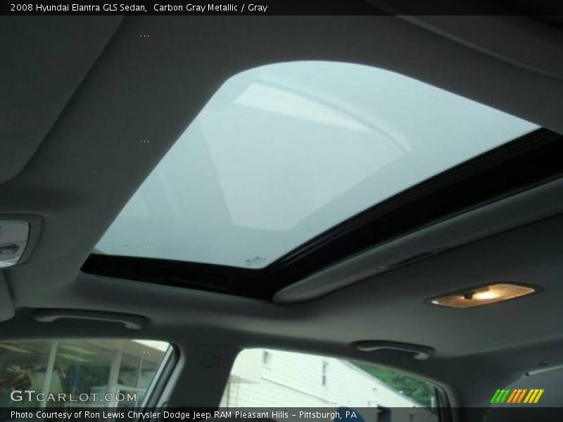 Carbon Gray Metallic / Gray 2008 Hyundai Elantra GLS Sedan