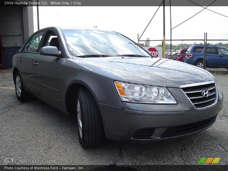Willow Gray / Gray 2009 Hyundai Sonata GLS