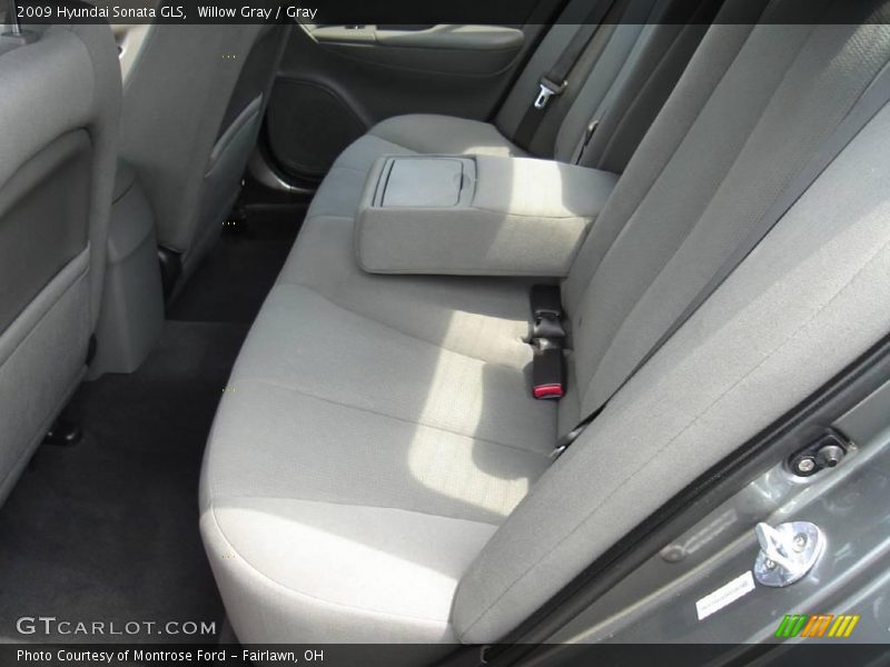 Willow Gray / Gray 2009 Hyundai Sonata GLS