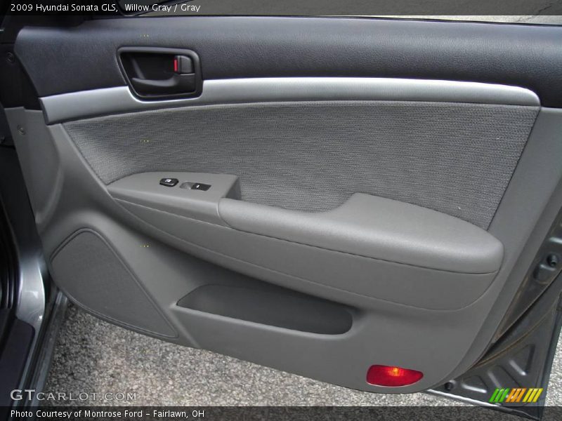 Willow Gray / Gray 2009 Hyundai Sonata GLS