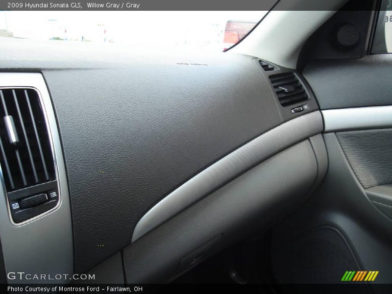 Willow Gray / Gray 2009 Hyundai Sonata GLS