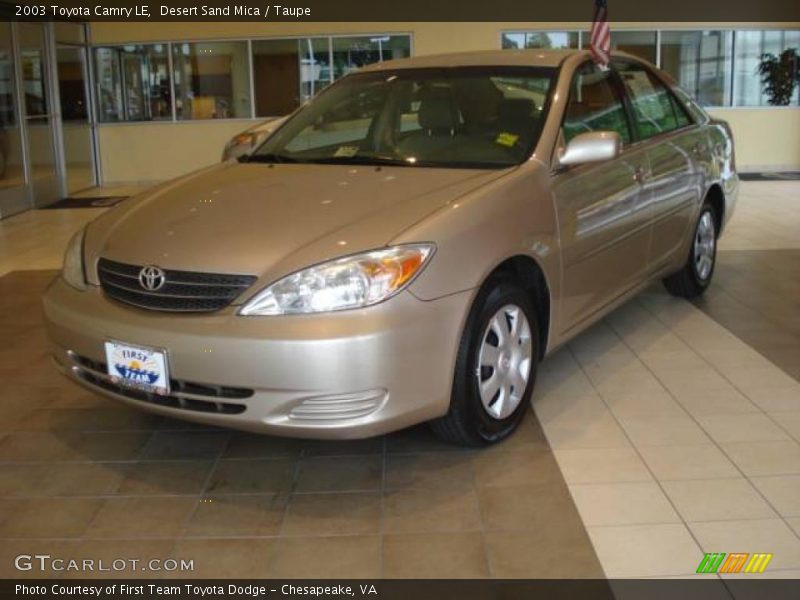 Desert Sand Mica / Taupe 2003 Toyota Camry LE