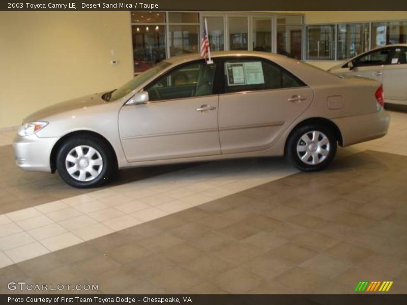 Desert Sand Mica / Taupe 2003 Toyota Camry LE