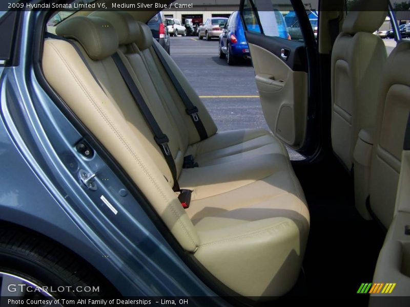 Medium Silver Blue / Camel 2009 Hyundai Sonata Limited V6