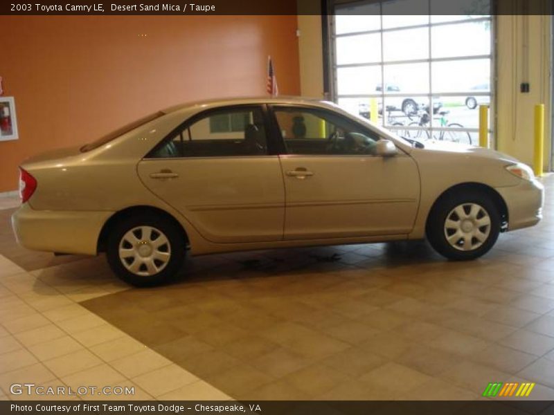 Desert Sand Mica / Taupe 2003 Toyota Camry LE