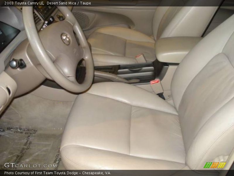 Desert Sand Mica / Taupe 2003 Toyota Camry LE