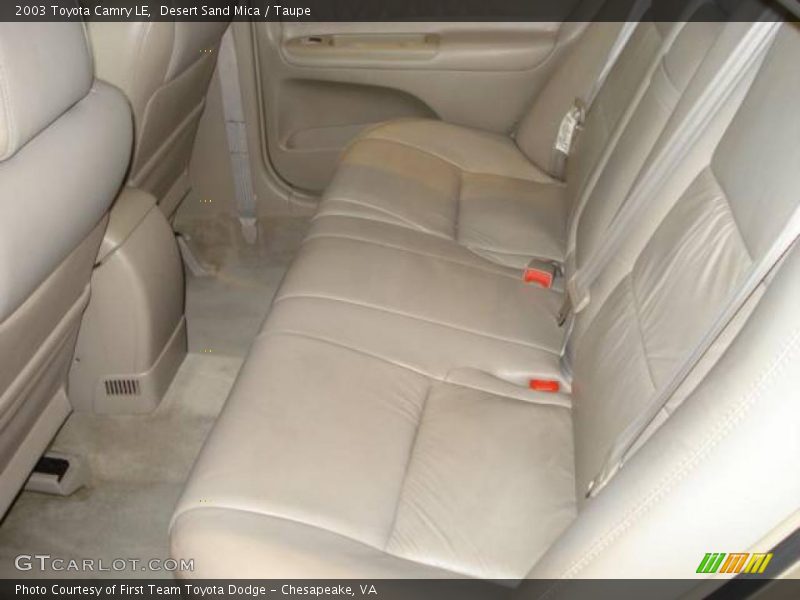 Desert Sand Mica / Taupe 2003 Toyota Camry LE