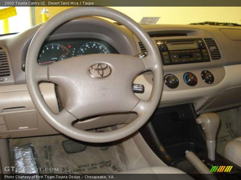 Desert Sand Mica / Taupe 2003 Toyota Camry LE