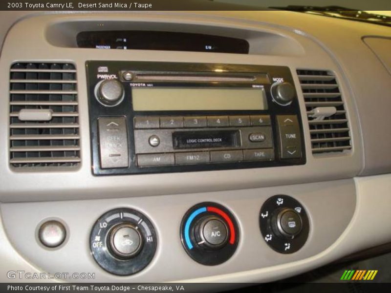 Desert Sand Mica / Taupe 2003 Toyota Camry LE