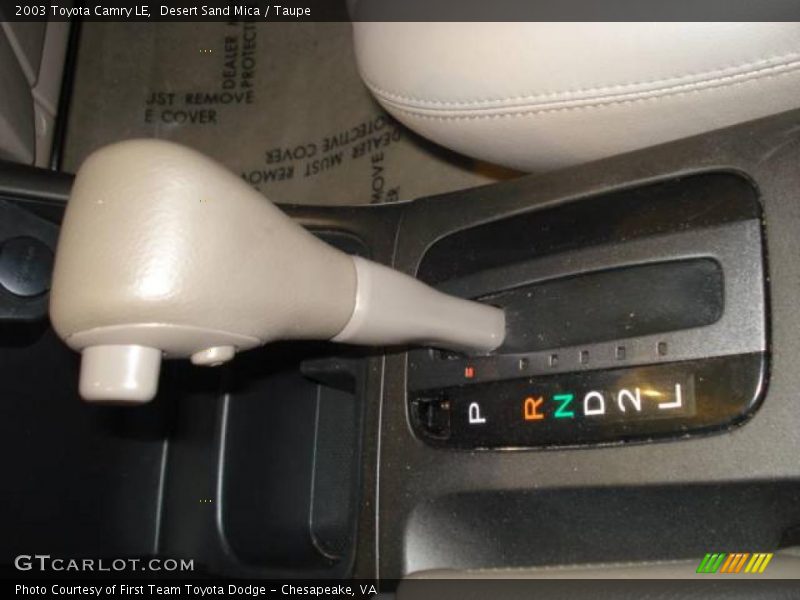 Desert Sand Mica / Taupe 2003 Toyota Camry LE