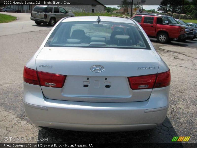 Bright Silver / Gray 2009 Hyundai Sonata GLS