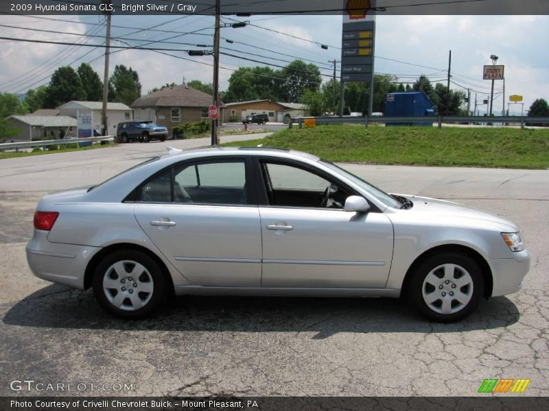 Bright Silver / Gray 2009 Hyundai Sonata GLS