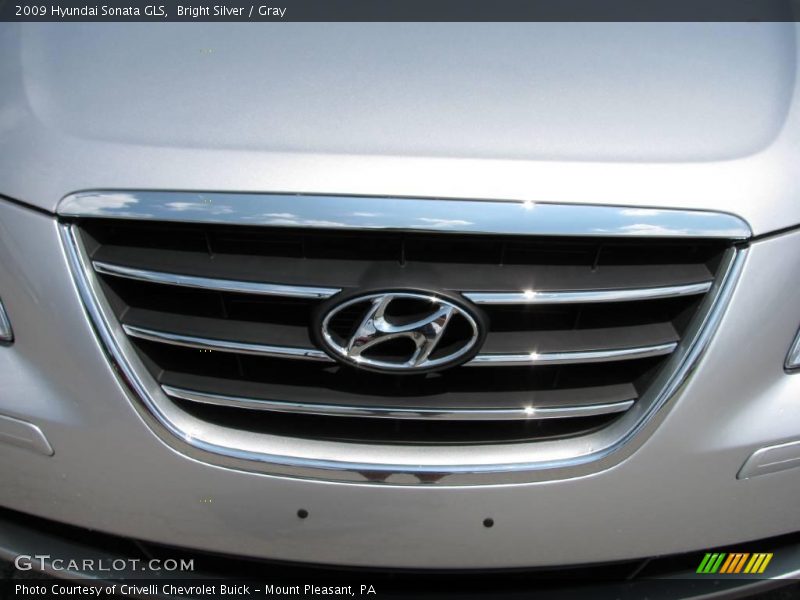 Bright Silver / Gray 2009 Hyundai Sonata GLS