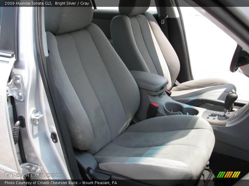 Bright Silver / Gray 2009 Hyundai Sonata GLS
