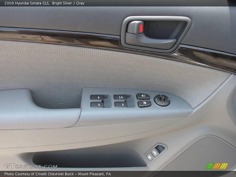 Bright Silver / Gray 2009 Hyundai Sonata GLS
