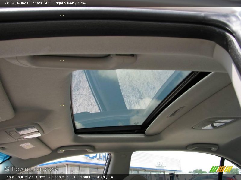 Bright Silver / Gray 2009 Hyundai Sonata GLS