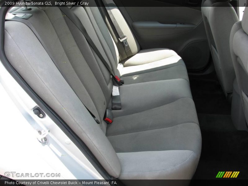 Bright Silver / Gray 2009 Hyundai Sonata GLS