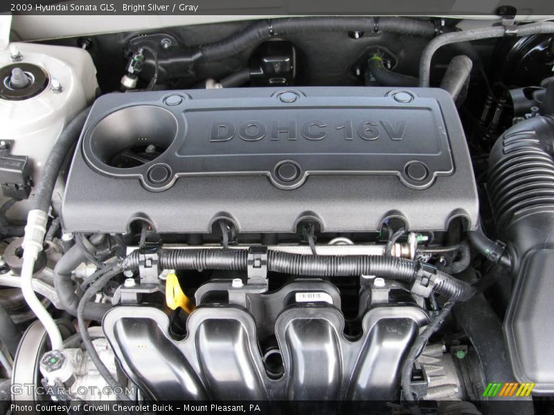 Bright Silver / Gray 2009 Hyundai Sonata GLS