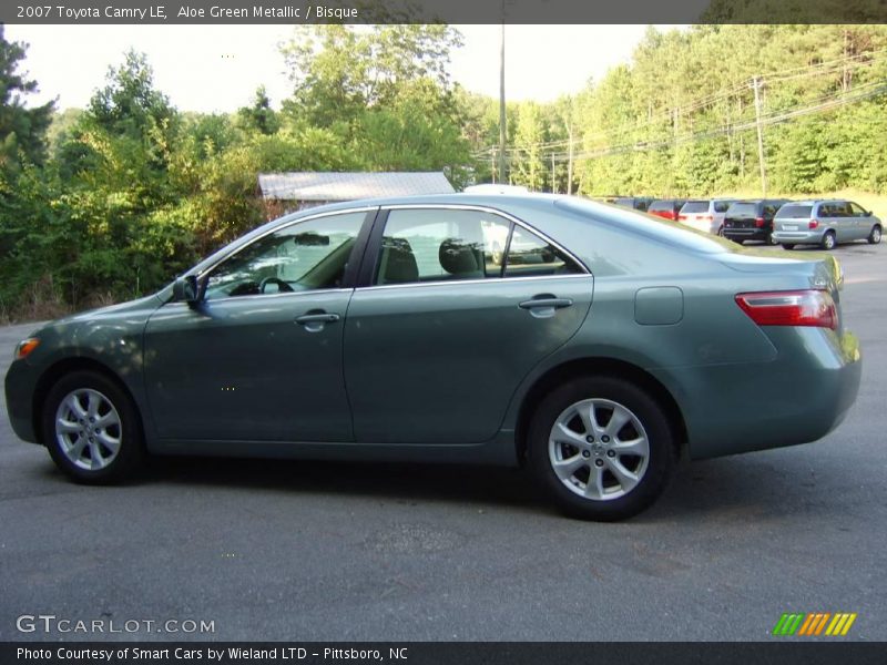 Aloe Green Metallic / Bisque 2007 Toyota Camry LE