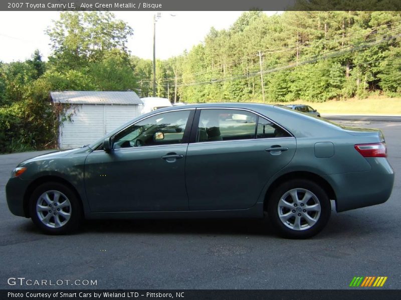 Aloe Green Metallic / Bisque 2007 Toyota Camry LE