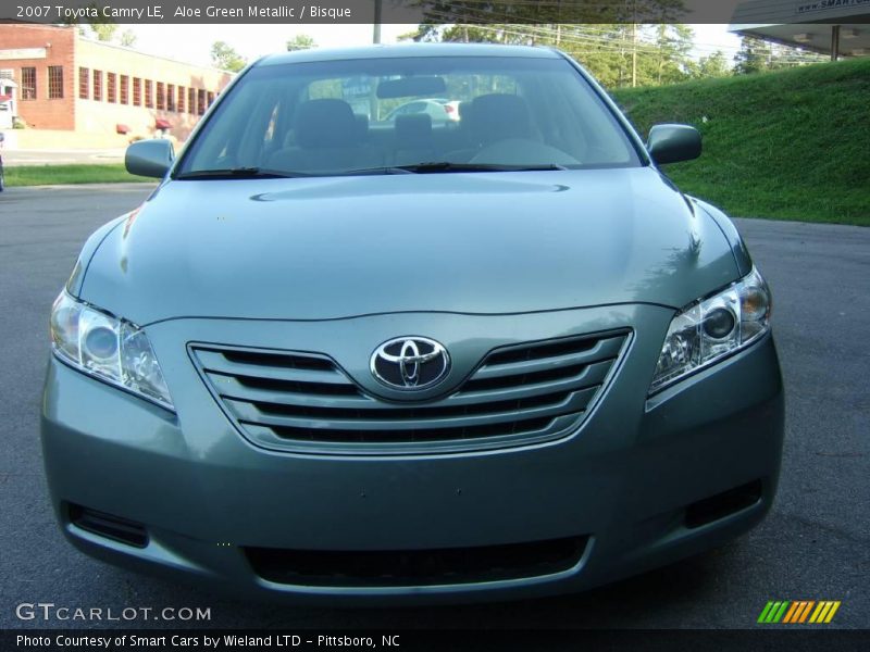 Aloe Green Metallic / Bisque 2007 Toyota Camry LE