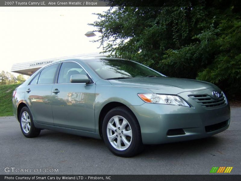 Aloe Green Metallic / Bisque 2007 Toyota Camry LE