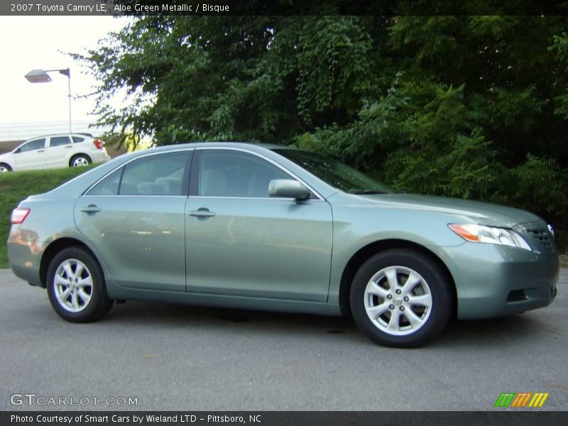Aloe Green Metallic / Bisque 2007 Toyota Camry LE
