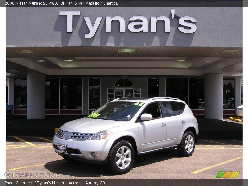 Brilliant Silver Metallic / Charcoal 2006 Nissan Murano SE AWD