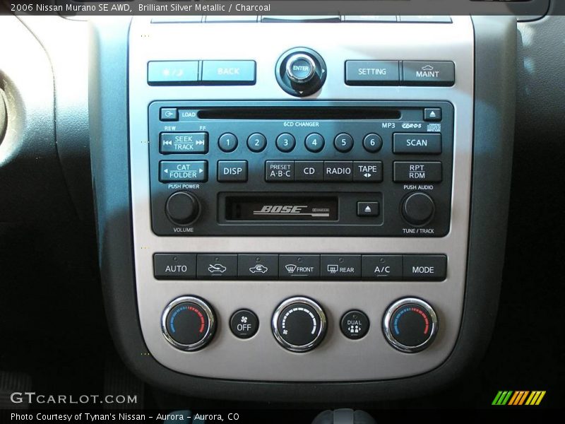 Brilliant Silver Metallic / Charcoal 2006 Nissan Murano SE AWD