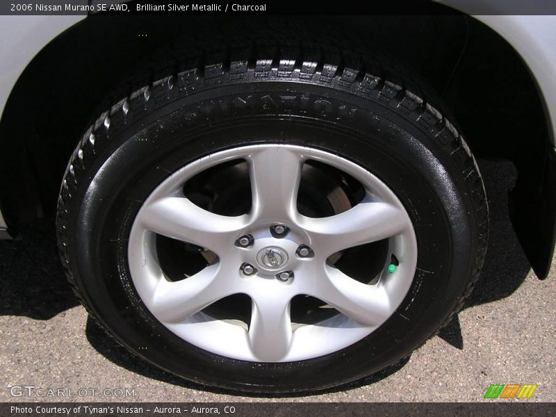 Brilliant Silver Metallic / Charcoal 2006 Nissan Murano SE AWD