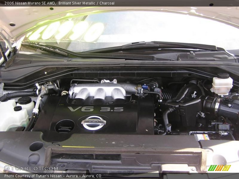 Brilliant Silver Metallic / Charcoal 2006 Nissan Murano SE AWD