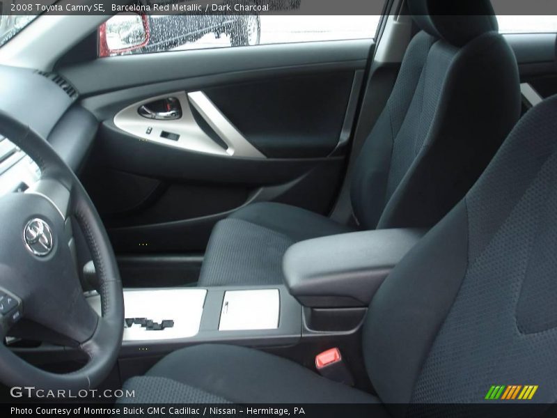 Barcelona Red Metallic / Dark Charcoal 2008 Toyota Camry SE