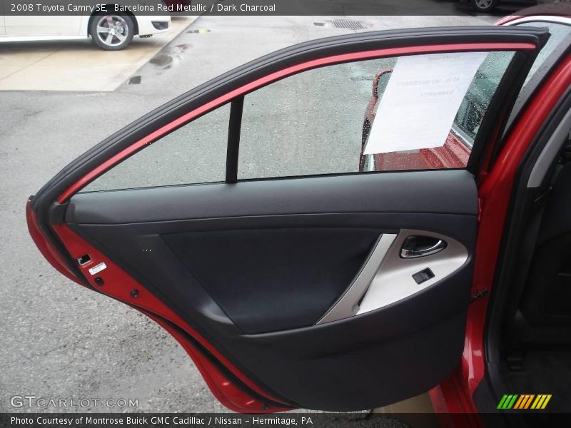 Barcelona Red Metallic / Dark Charcoal 2008 Toyota Camry SE